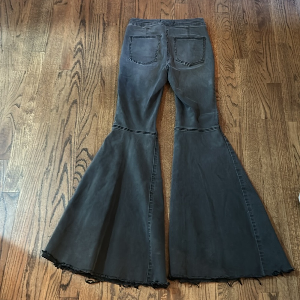Free People Just Float On Flare Pants Jeans 25 0 2 24 high waist wide Madewell